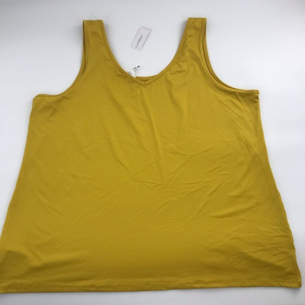 🆕 Addition Elle Mustard Yellow Sleeveless *NWT* sz 5X
